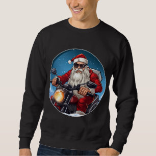 Motorcycle Santa Claus Sweatshirt