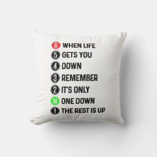 Motorcycle Shift Funny Saying Motocross Motorbike  Cushion