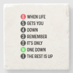Motorcycle Shift Funny Saying Motocross Motorbike  Stone Coaster