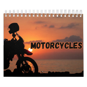 Motorcycle Showcase Collection Wall Calendar