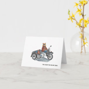 Motorcycle Sidekick Father's Day Card