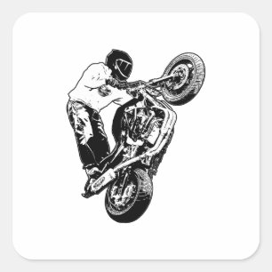 Motorcycle    square sticker