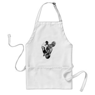 Motorcycle standard apron