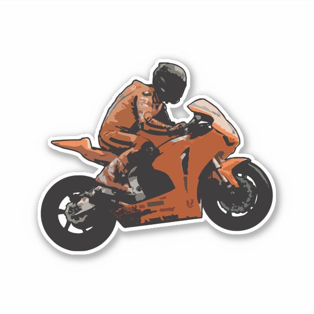 Motorcycle Sticker (Front)