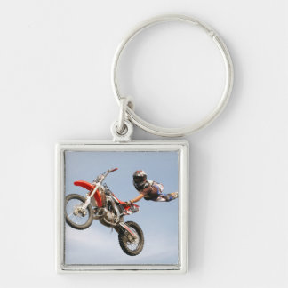Motorcycle Stunts Key Ring