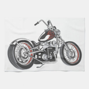 Motorcycle. Tea Towel