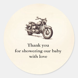 Motorcycle Thank You Stickers