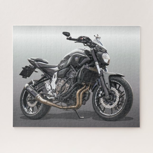 Motorcycle - The Bald Bike Jigsaw Puzzle (Horizontal)
