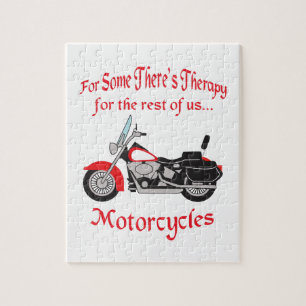 MOTORCYCLE THERAPY JIGSAW PUZZLE