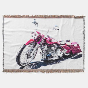 Motorcycle Throw Blanket