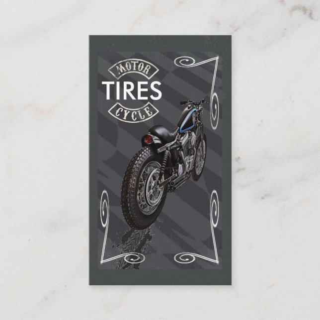 Motorcycle Tires Business Card (Front)