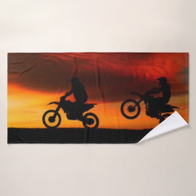 Motorcycle towel set (Bath Towel)