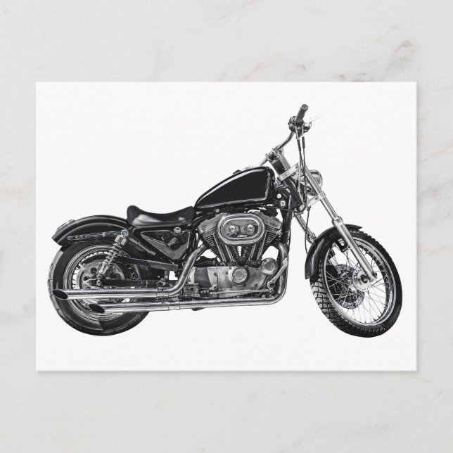 Motorcycle V Postcard (Front)