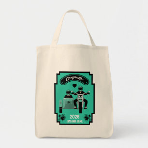 Motorcycle Wedding Gifts For Couple Tote Bag
