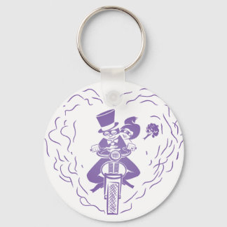 Motorcycle Wedding Keychain