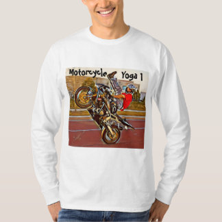 Motorcycle Yoga Long Sleeve T-shirt