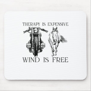 Motorcycles Biker Racer Horseback Riding Horse Gif Mouse Pad