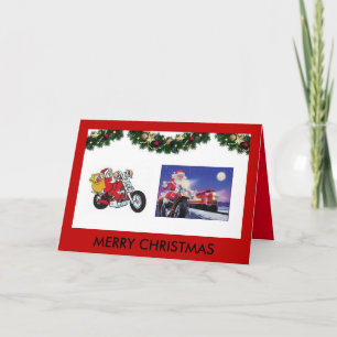 Motorcycles Christmas Card