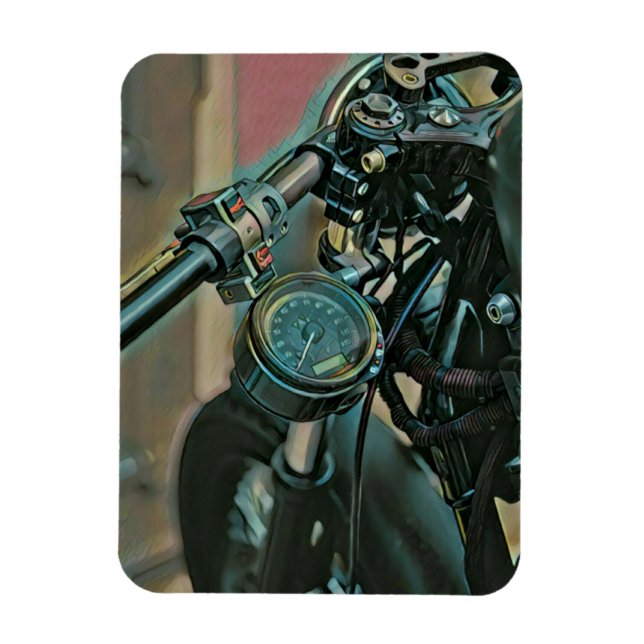 Motorcycles gift magnet (Vertical)