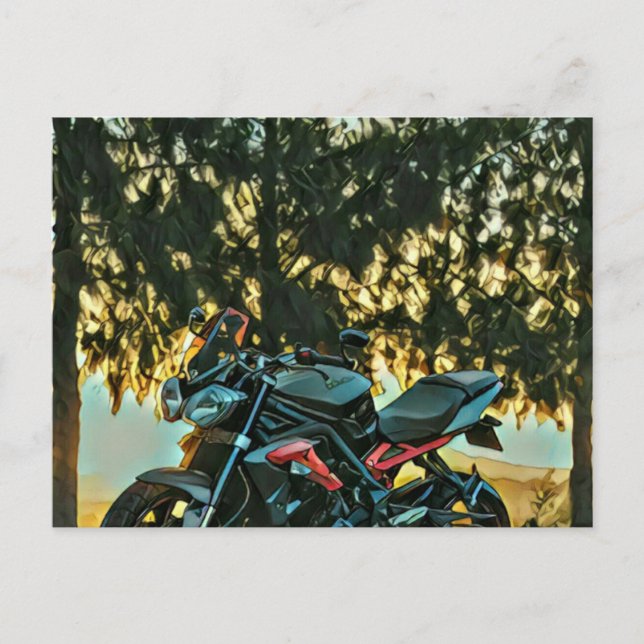 Motorcycles gift postcard (Front)