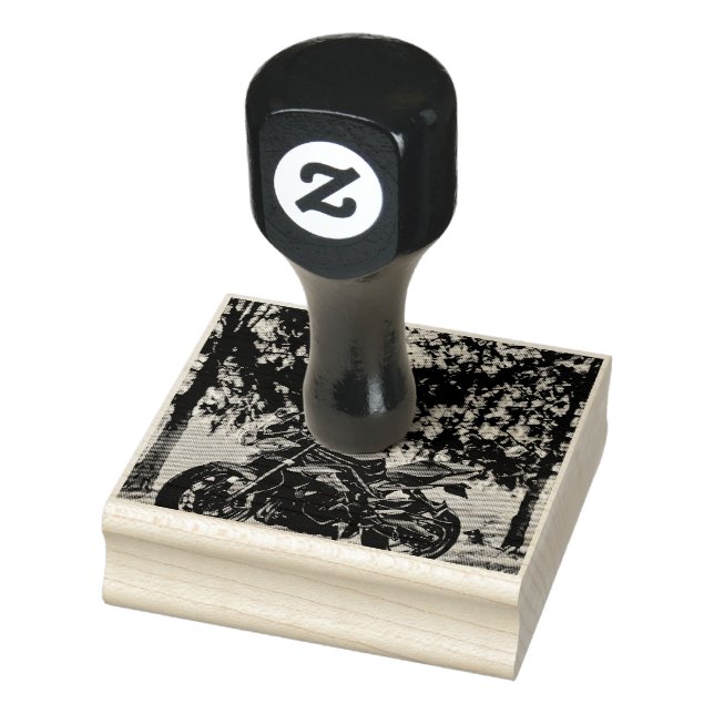 Motorcycles gift rubber stamp (Stamp)