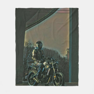 Motorcycles gifts fleece blanket