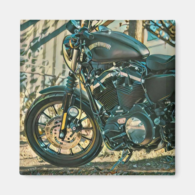 Motorcycles gifts magnet (Front)