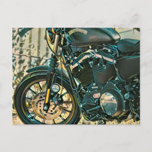 Motorcycles gifts postcard (Front)