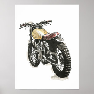 Motorcycles in Ink III Poster