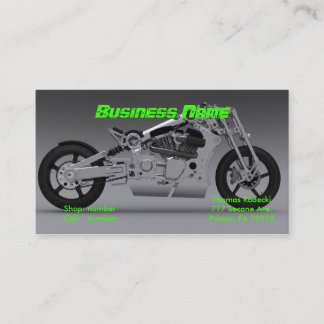 motorcycles repair business card