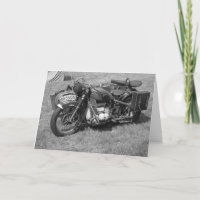 "Motorcycles: Start Seeing Vehicles" Get Well Card