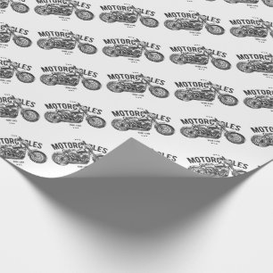 Motorcycles Wrapping Paper
