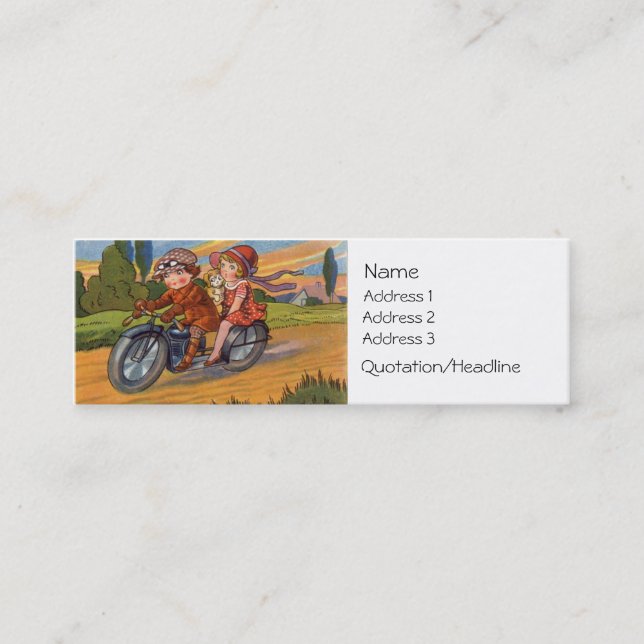 Motorcycling Business Card (Front)