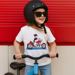 Motorcycling Dog T-Shirt