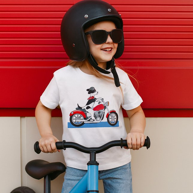 Motorcycling Dog T-Shirt (Creator Uploaded)