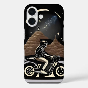 Motorcyclist and Adventurer iPhone 16 Case
