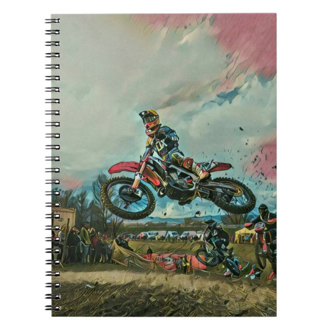 Motorcyclist gifts notebook (Front)