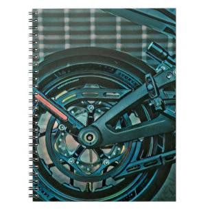 Motorcyclist gifts notebook
