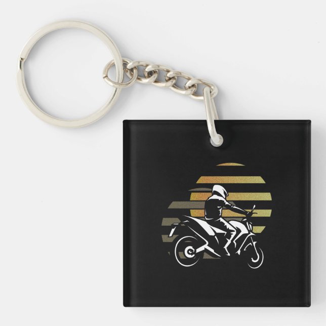 Motorcyclist Key Ring (Front)
