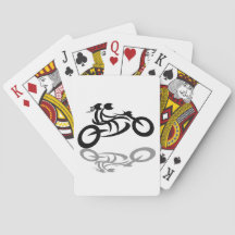 Motorcyclist Poker Cards