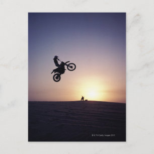 Motorcyclist Postcard