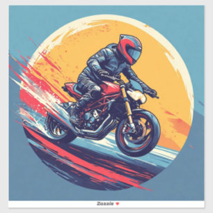 Motorcyclist Racing
