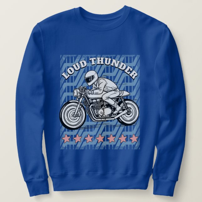 motorcyclist sweatshirt (Design Front)