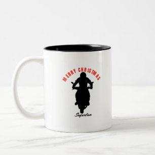 Motorcyclists christmas  or birthday gift.bikers Two-Tone coffee mug