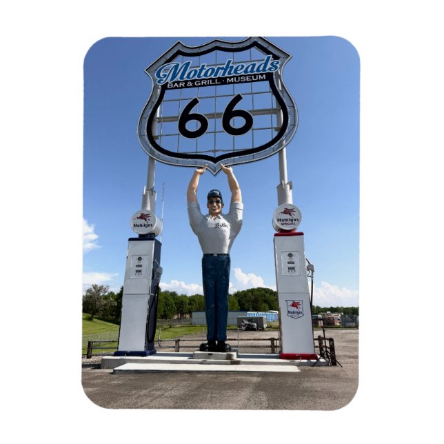 MotorHeads Bar & Grill, Museum Magnet (Vertical)