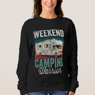 Motorhome Camping Retro Caravan Rv Trailer Weekend Sweatshirt