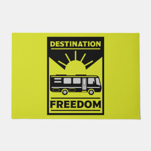 Motorhome Camping RV Freedom Doormat