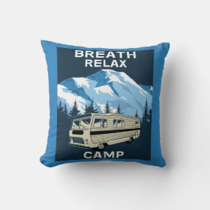 Motorhome RV   Camper   Travel Van   Retro Mug Cushion