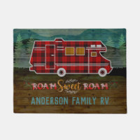 Motorhome RV Camper Travel Van Rustic Personalised