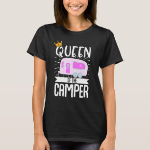 Motorhome Rv Camping Queen Of The Camper 3 T-Shirt